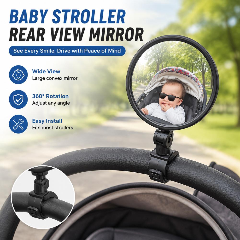 Mirror Handlebar Convex - 2 adet bisiklet aynası ayarlanabilir gidon
