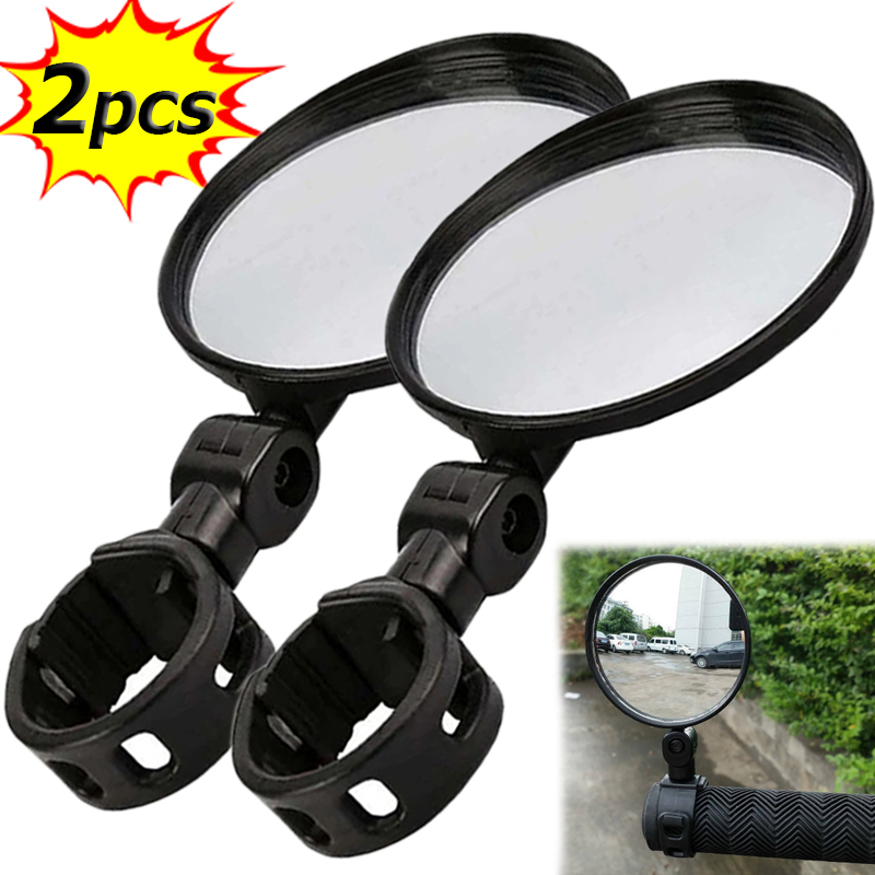 Mirror Handlebar Convex - Bisiklet Yuvarlak Yardımcı Aynalar 360 Derece