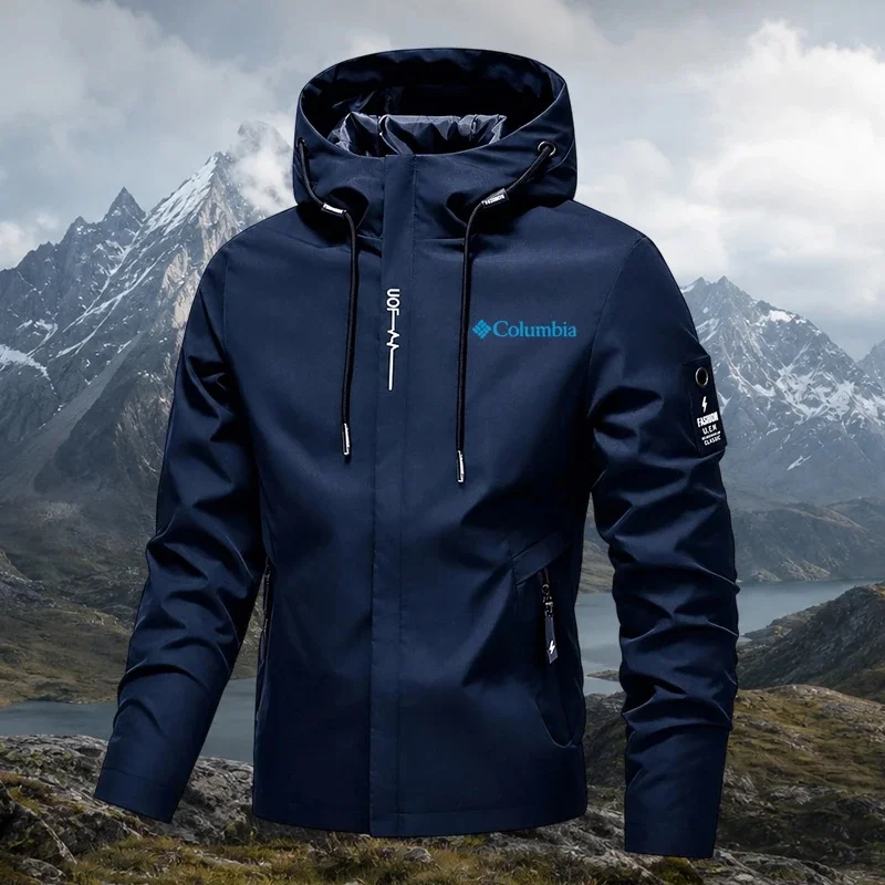 Cycling Commuter Jacket - 2026 Erkek Su Geçirmez Yağmurluk Kapüşonlu