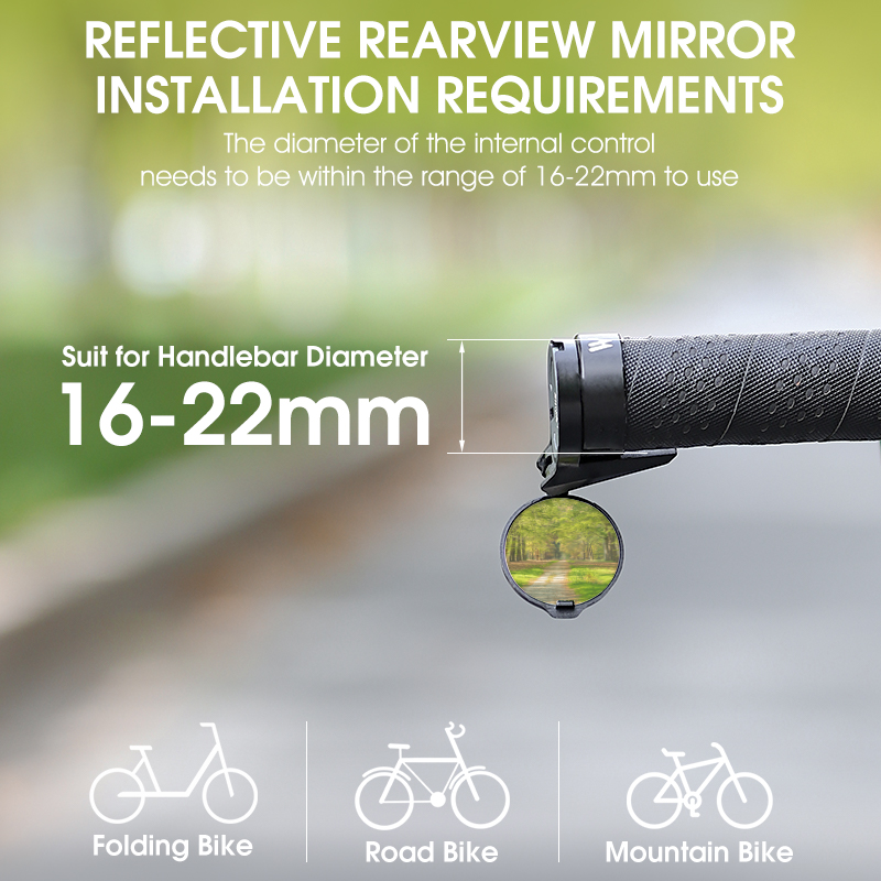 Batı bisiklet HD bisiklet diki - Mirror Handlebar Convex incelemesi ve fiyatı