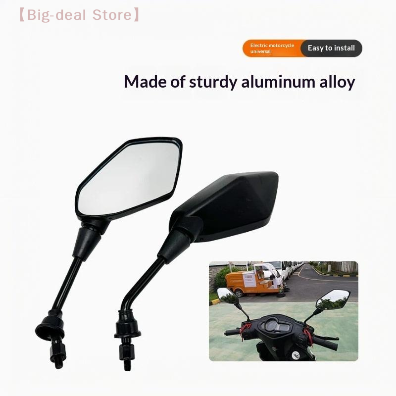 【M】1 Çift Scooter/E-Bisiklet A - Mirror Handlebar Convex incelemesi ve fiyatı