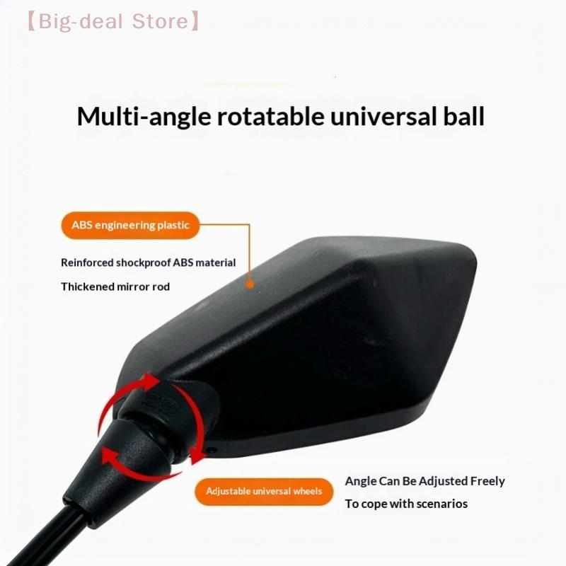 【M】1 Çift Scooter/E-Bisiklet A - Mirror Handlebar Convex incelemesi ve fiyatı
