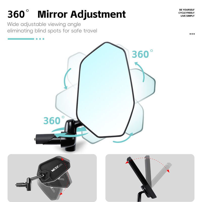 WEST BIKING HD Parlama Önleyic - Mirror Handlebar Convex incelemesi ve fiyatı