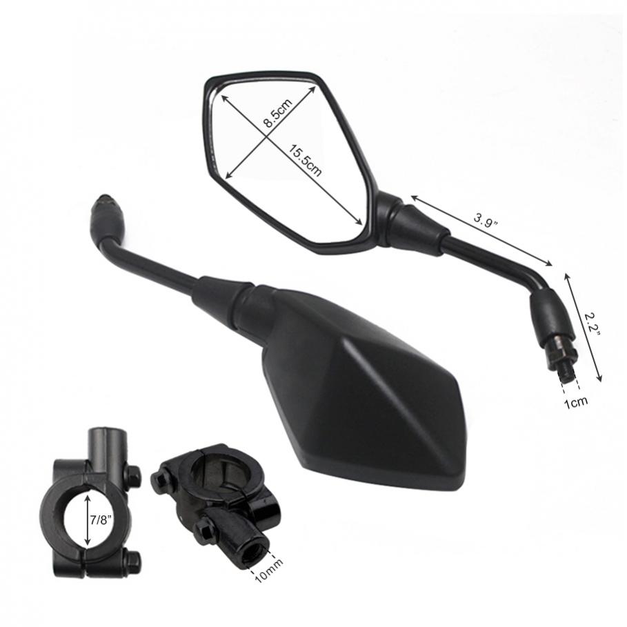 2 adet evrensel motosiklet dış - Mirror Handlebar Convex incelemesi ve fiyatı